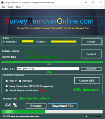 survey remover free download no survey